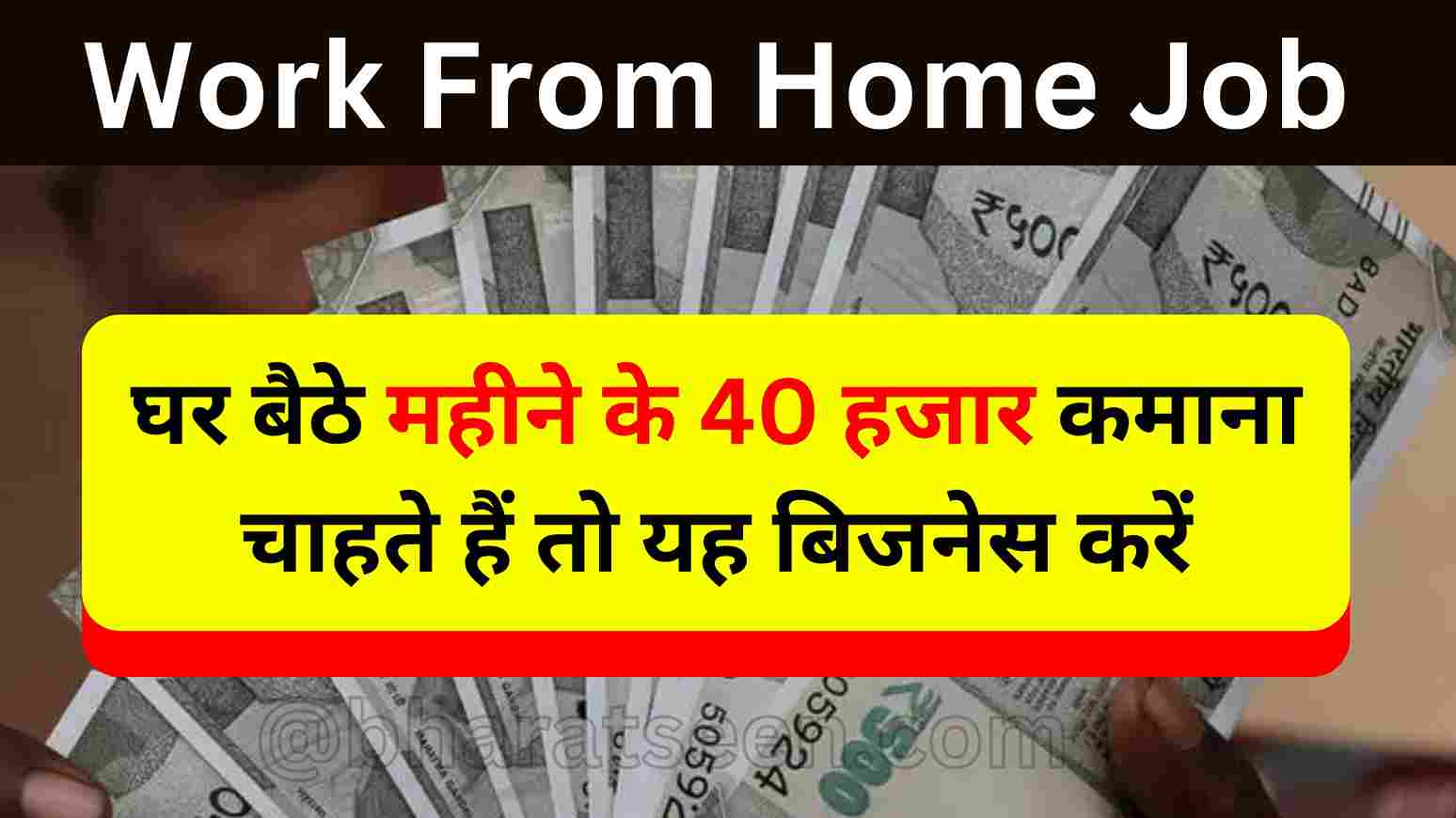 Work From Home Job घर बैठे महीने के 40 हजार कमाना चाहते हैं तो यह बिजनेस करें-