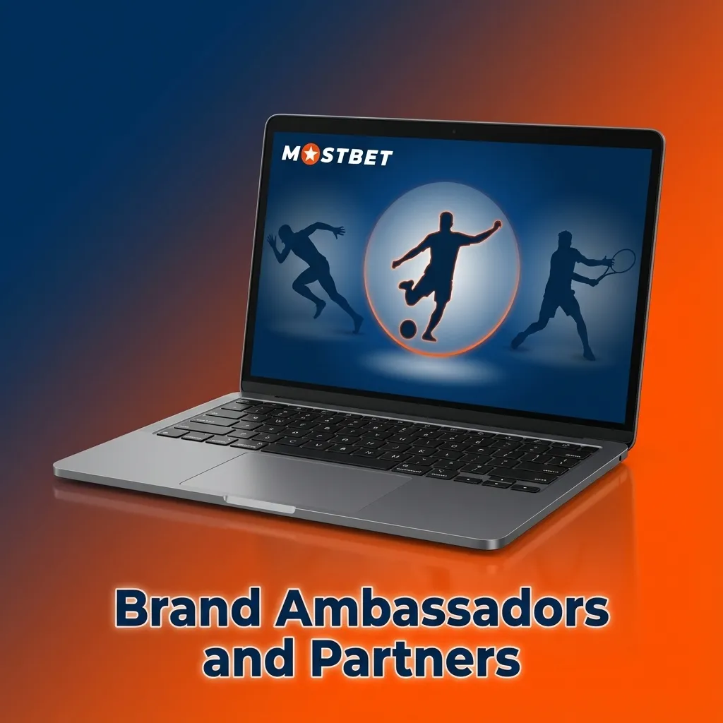 Collage of Mostbet-sponsored football kits, cricket influencers, and promotional banners highlighting brand partnerships.